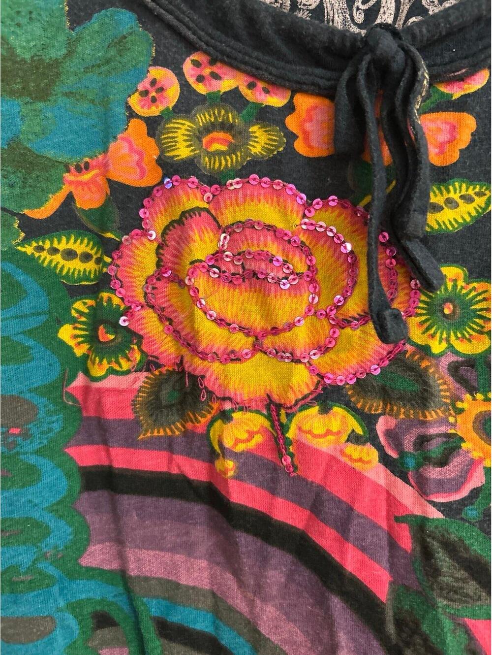 Desigual Colorful Top Blouse - Picture 2 of 9